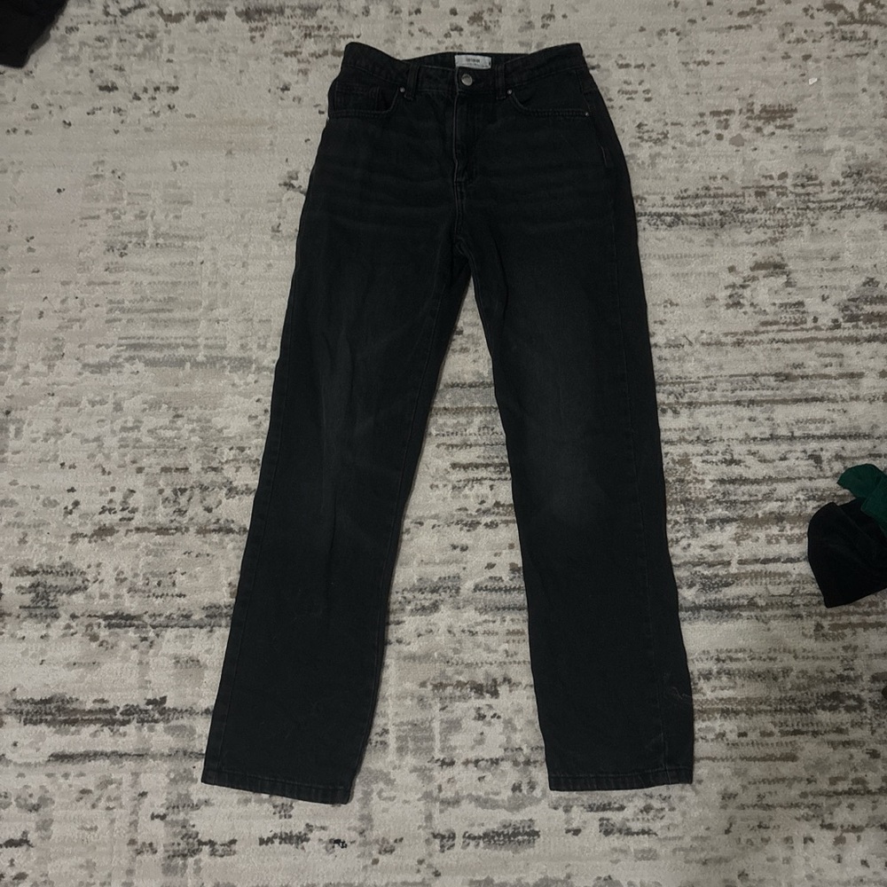 Cotton On Black Denim Overalls